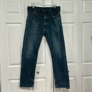 🤎 Levi’s 505 Blue Denim Jeans - 38 x 34